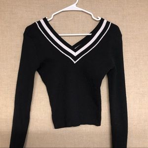 Kendall and Kylie V Neck Sweater